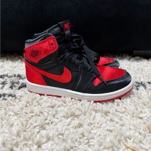 Jordan 1 OG High Tops Satin Bred Size 13.5C